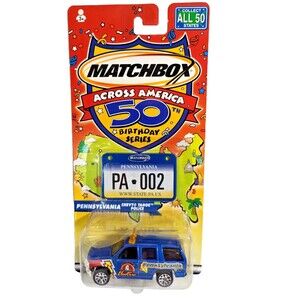 Matchbox Across America Chevy Tahoe Police Pennsylvania PA-002 Northeastern NEW